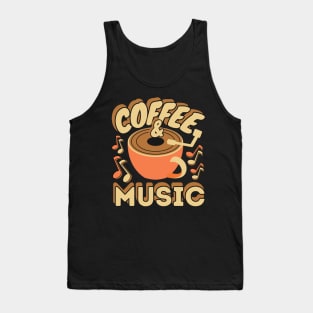 Coffee and music Tank Top